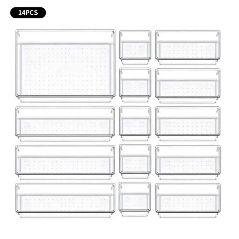 Kit organizador de cajones de acrílico 