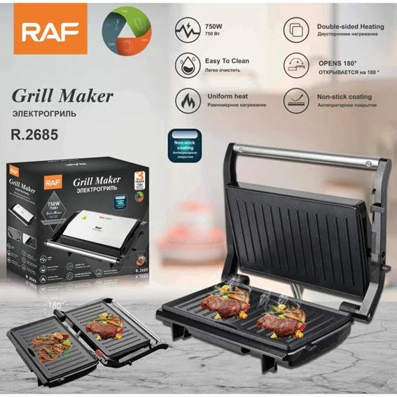 Sandwichera Grill Eléctrica