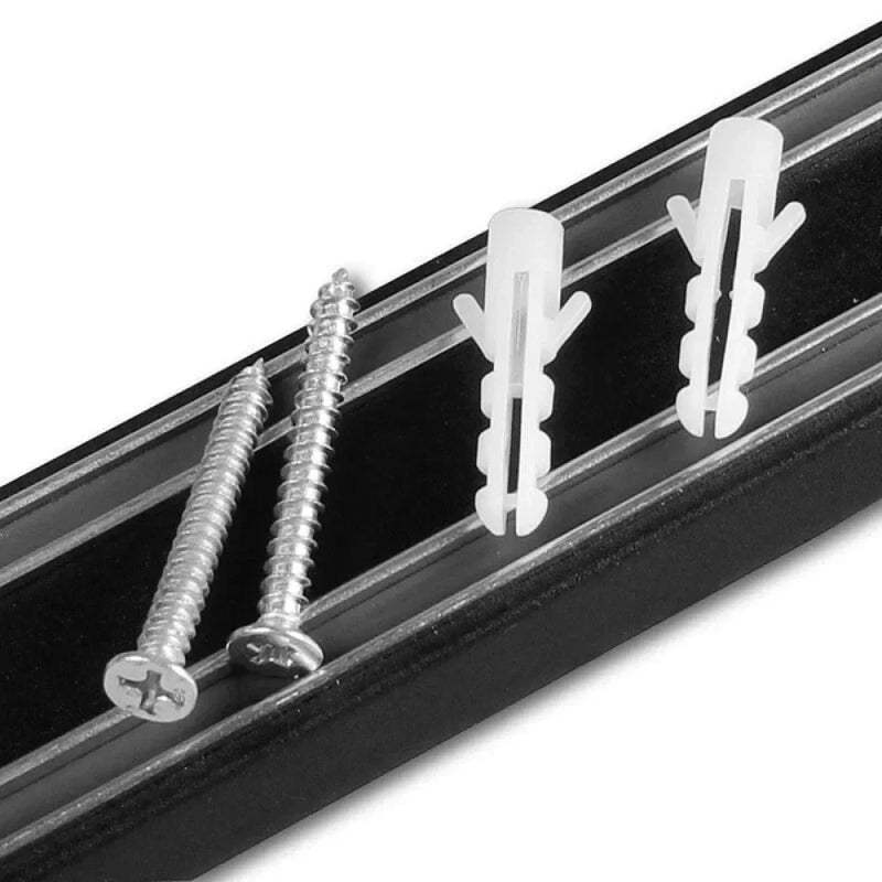 Barra de pared para utensilios metálicos 