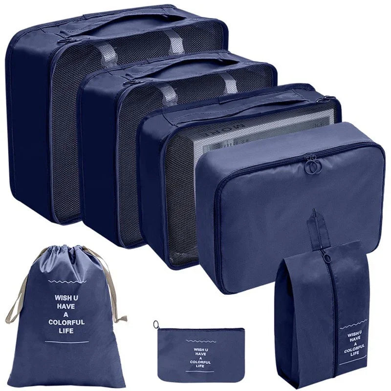 Kit con 7 bolsas organizadoras para maletas de viaje 