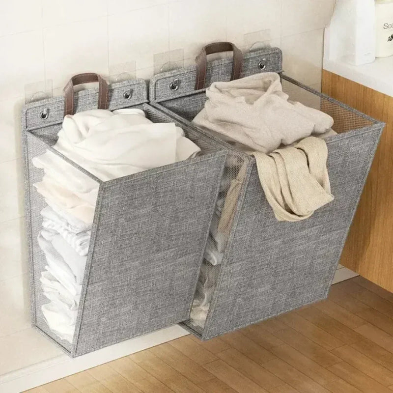 Cesta de ropa plegable compacta para el hogar 