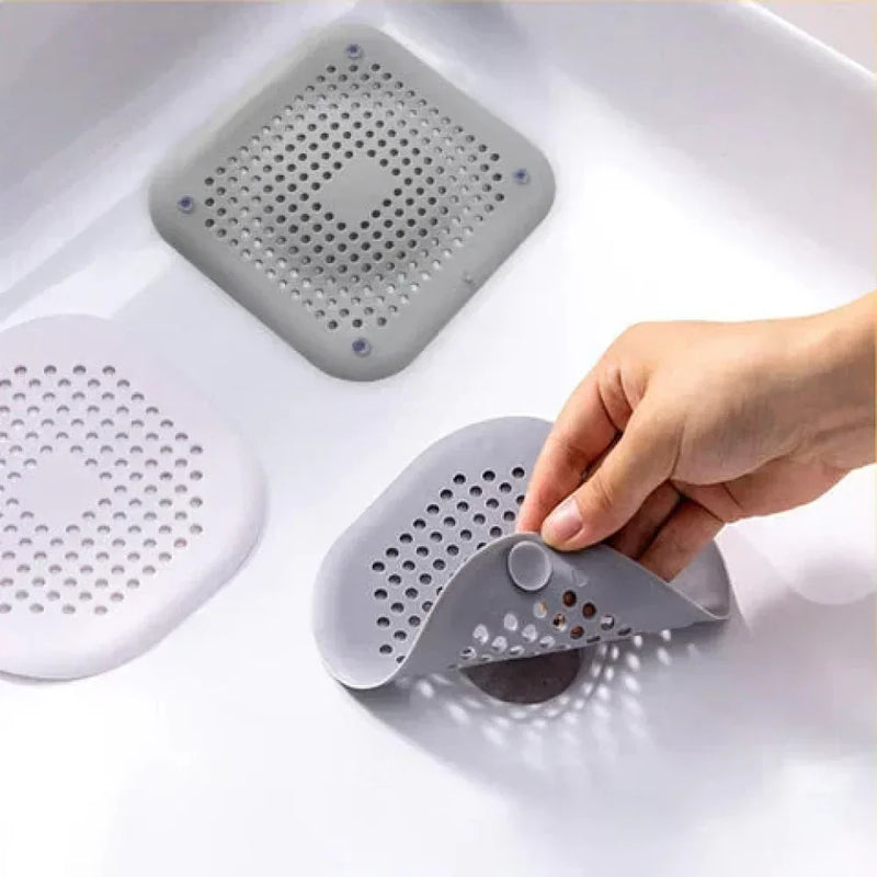 Filtro de drenaje de silicona flexible con ventosa antiobstrucción 