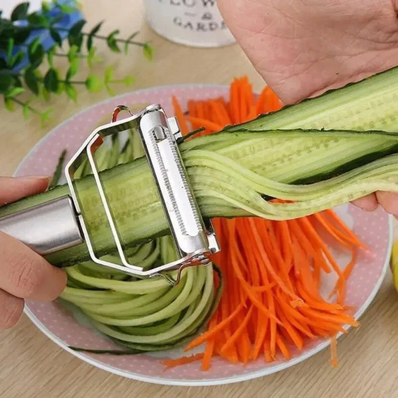 Pelador multifuncional con mango ergonómico 